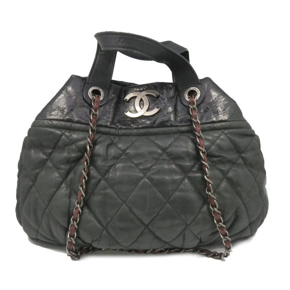 💎✨Authentic✨💎 Chanel Leather In the Mix 2way Hand-ground shoulder bag - Picture 2 of 16